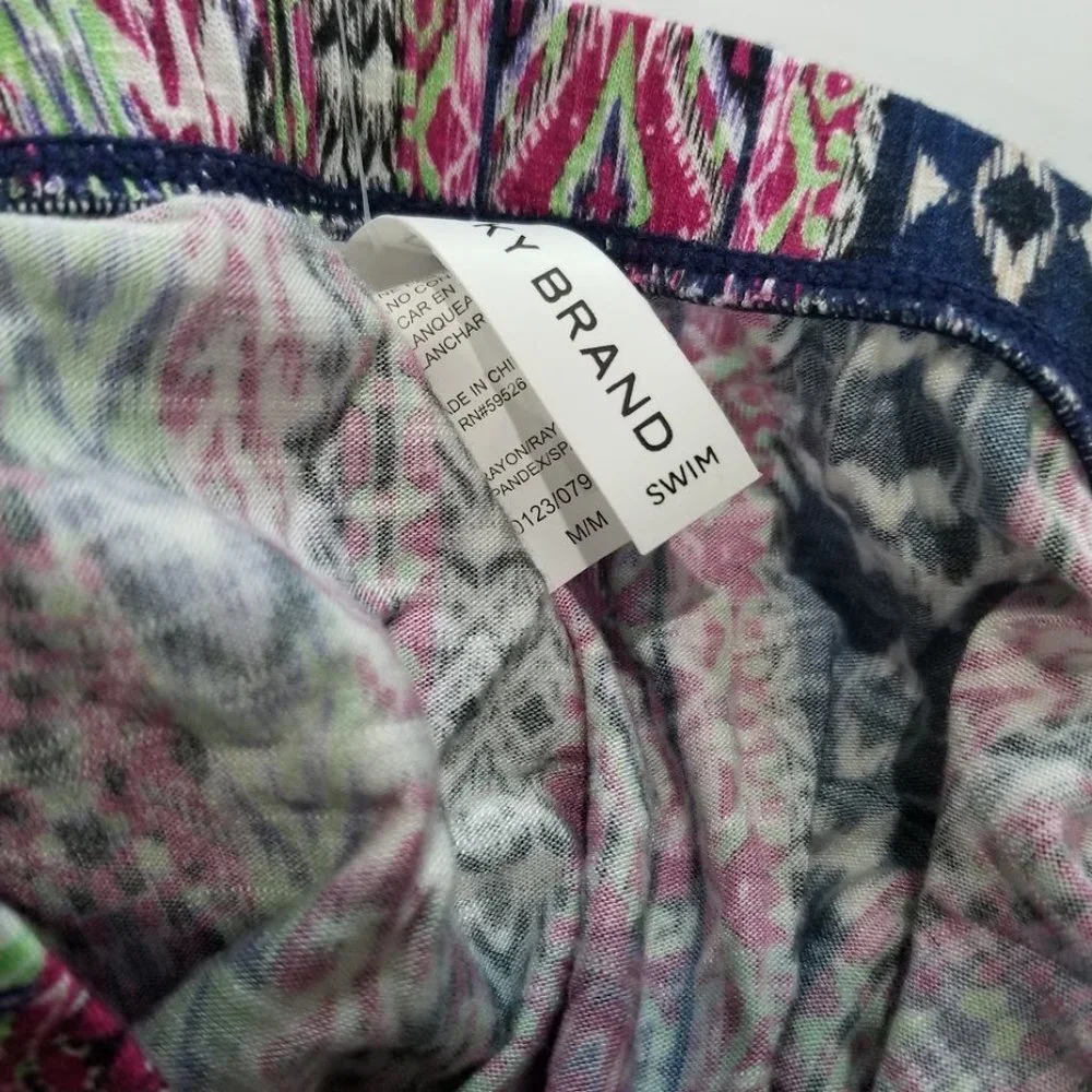 Lucky Brand Boho Chic Romper Cover-up Size Medium - Picture 8 of 11